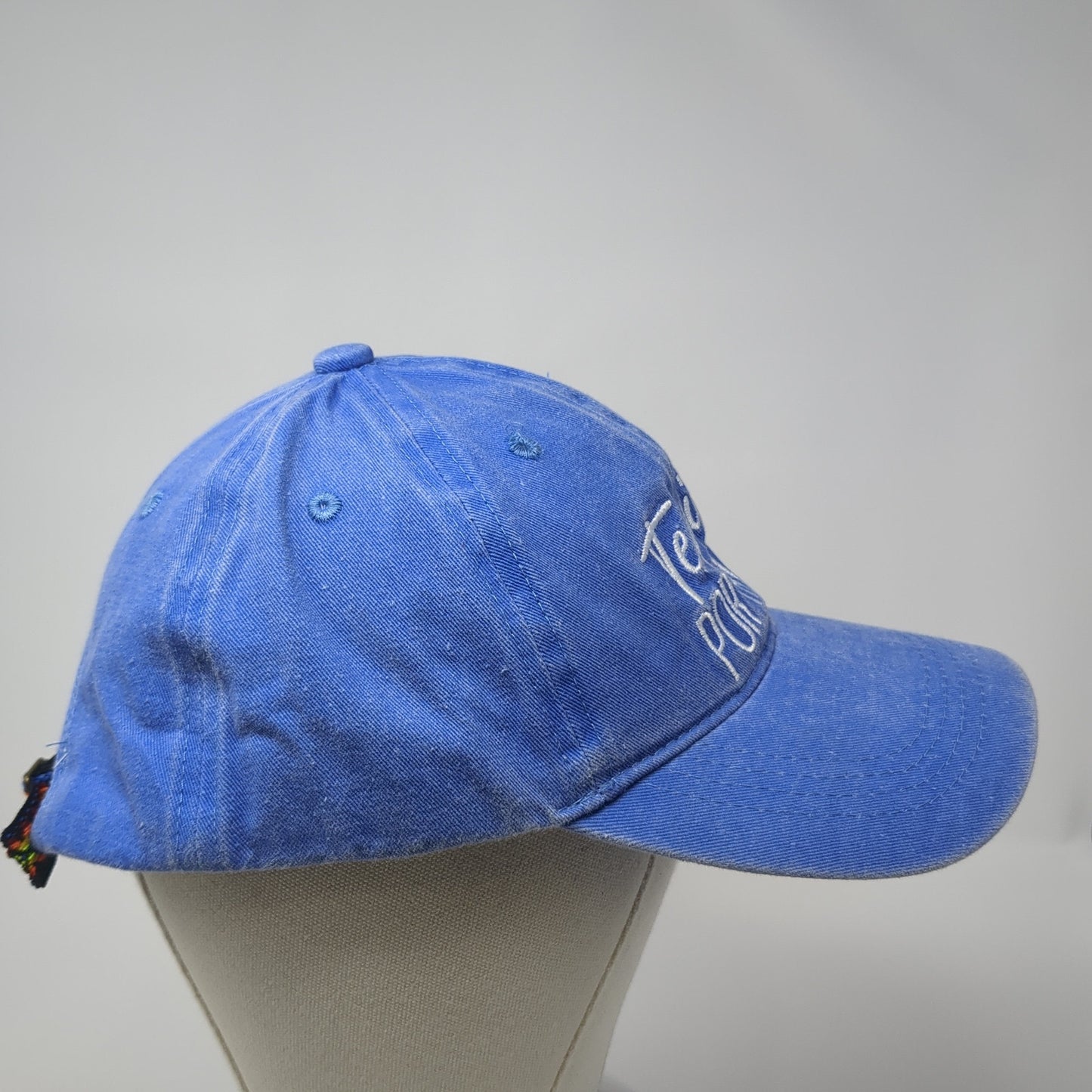 Tequila Por Favor Slideback Baseball Cap Blue One Size Adjustable Embroidered