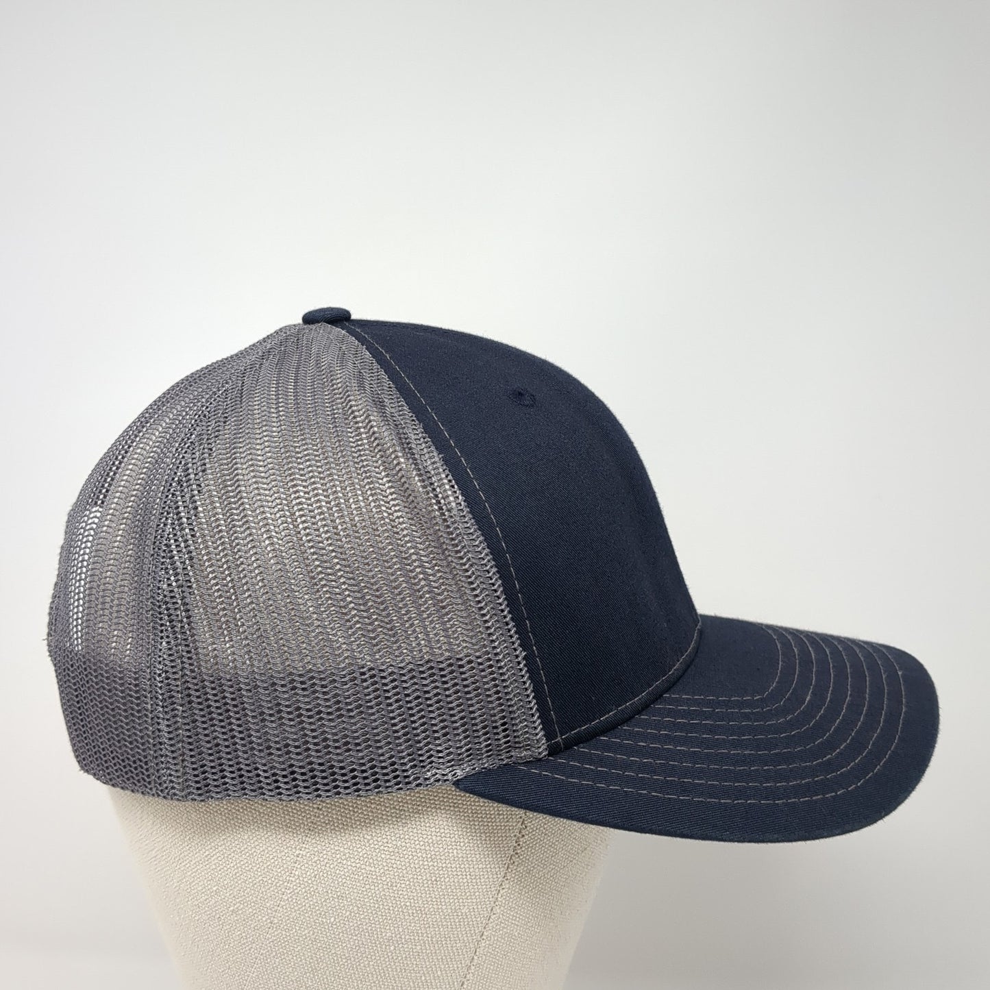 Uncharted Recreation Snapback Trucker Hat Blue OS Adjustable Mesh Richardson