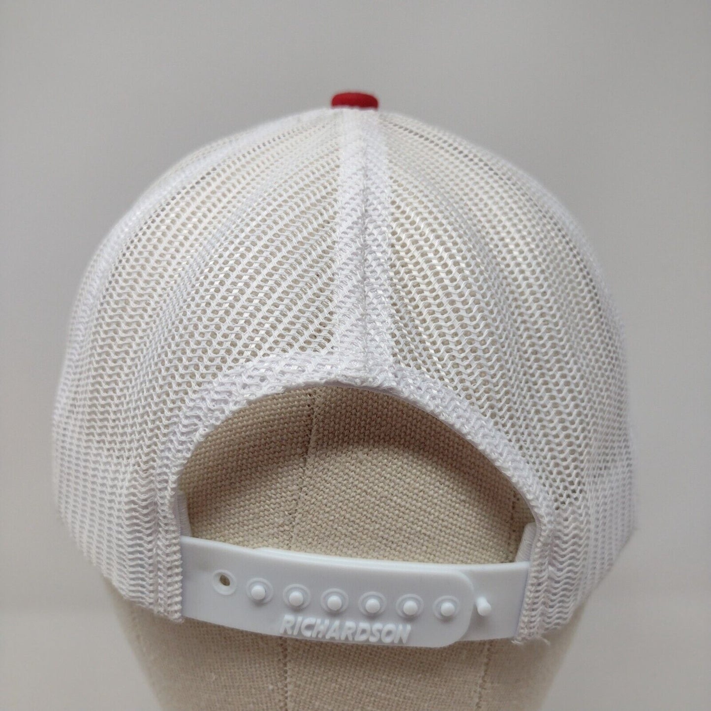 Arizona Go Big 2023 Snapback Trucker Hat Red One Size Mesh Back Richardson