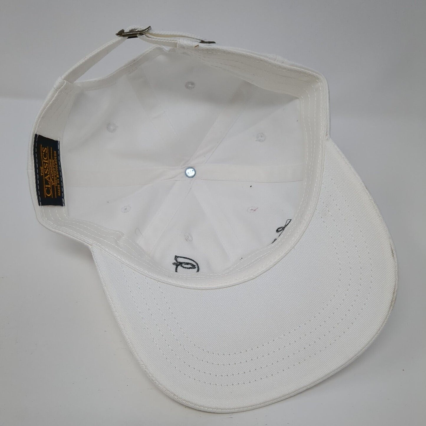 Evoqe Medical Aesthetics Slideback Hat White OS Adjustable The Classics Yupoong