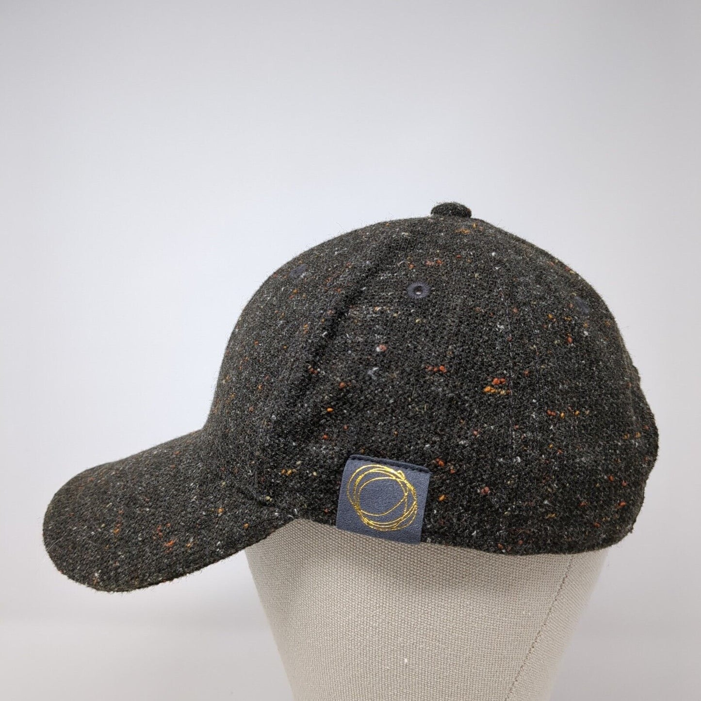Unbranded Slideback Hat Gray One Size Adjustable Speckled 6 Panel