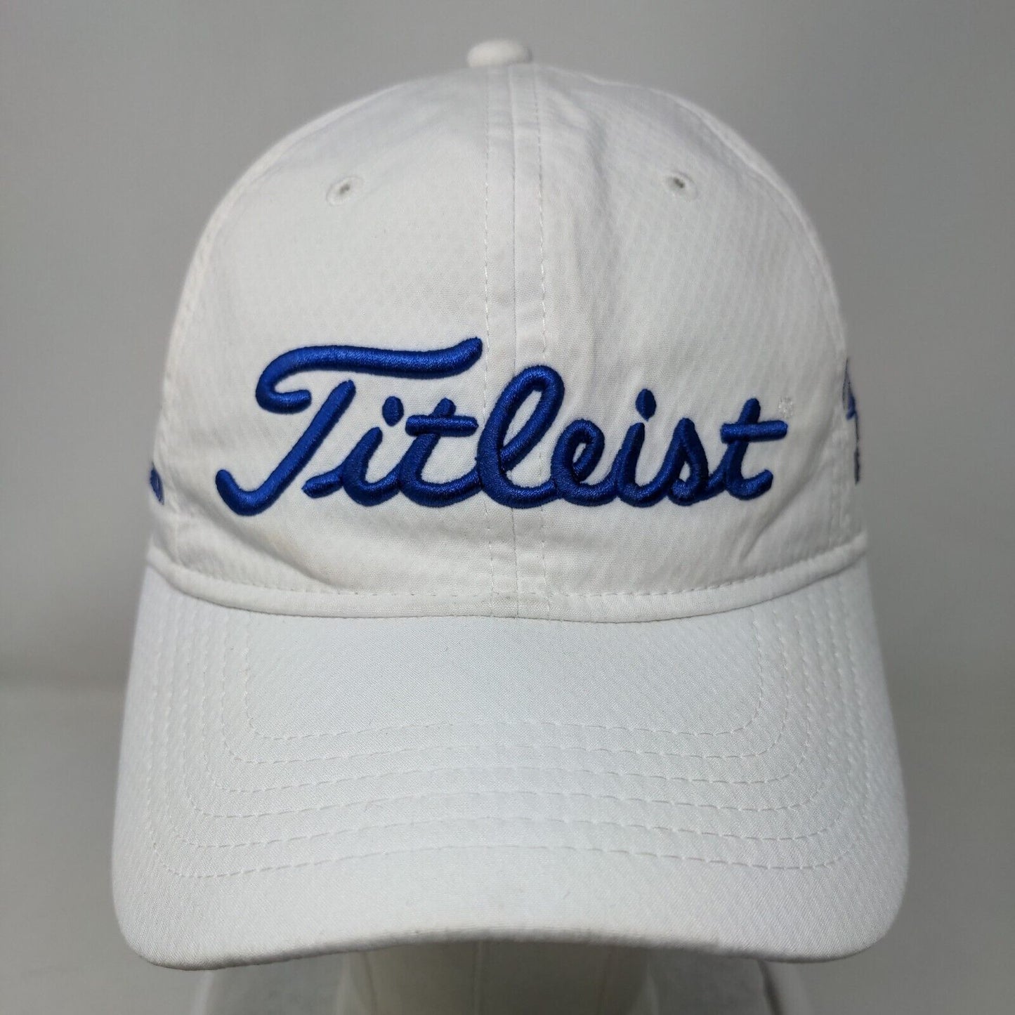 Titleist 2015 Mountain Monsoon Strapback Hat White One Size Embroidered 6 Panel