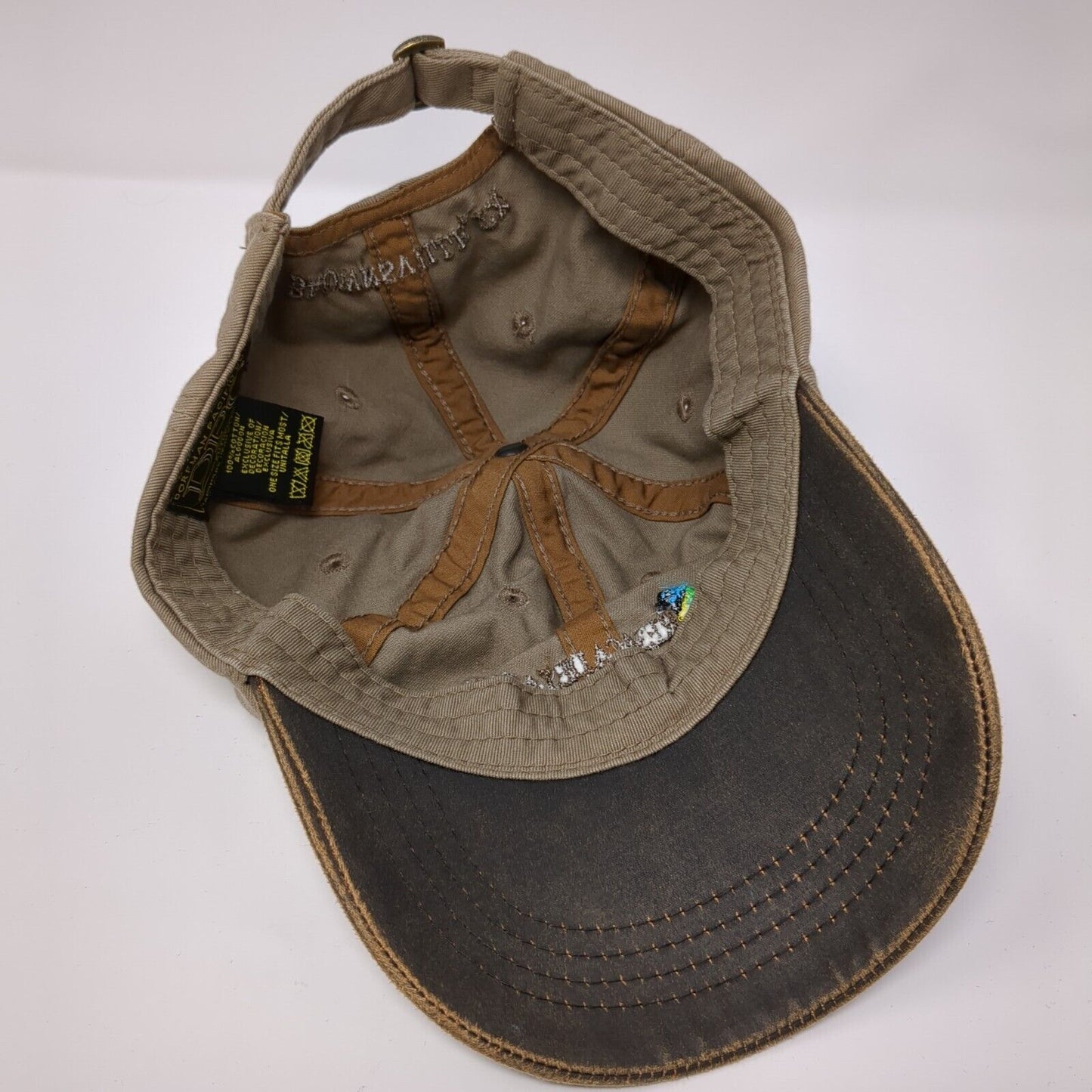 Resaca De La Palma State Park Slideback Hat Brown One Size Embroidered