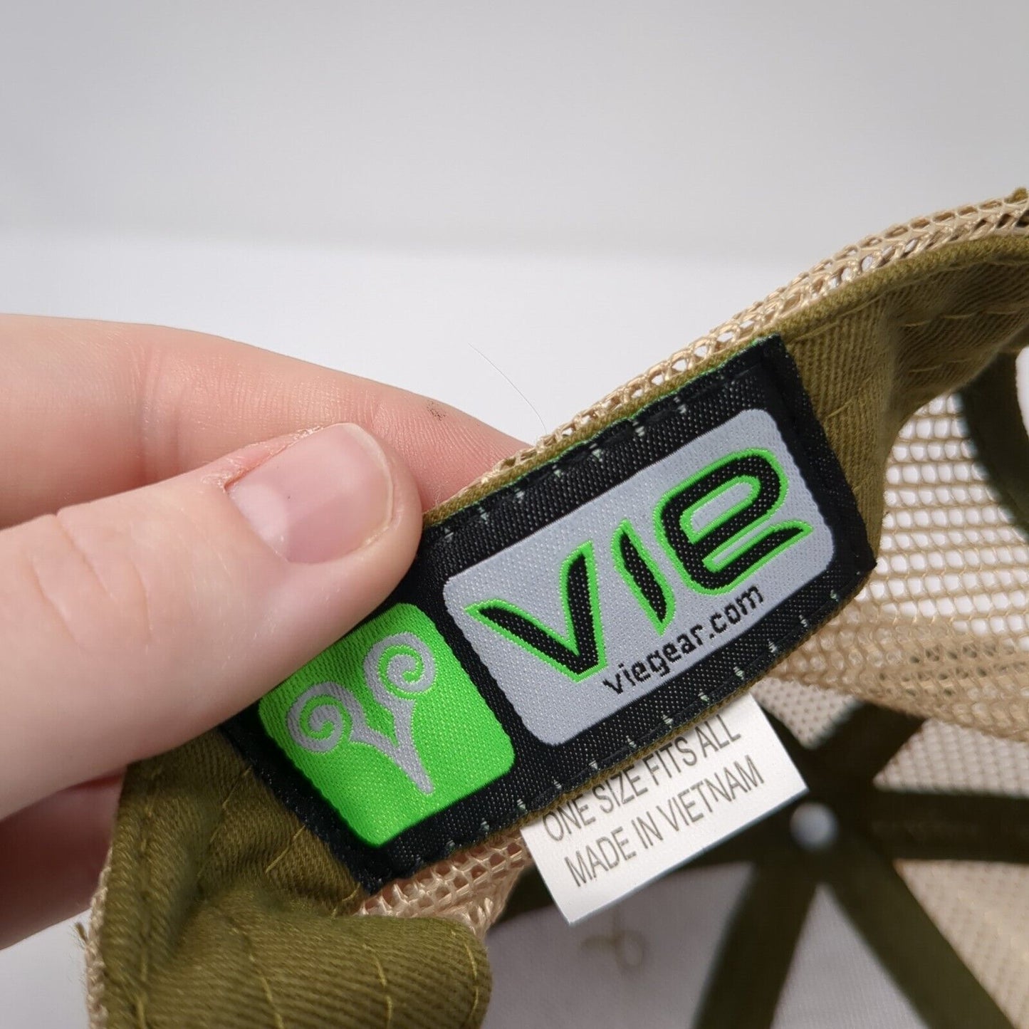 The Land Group Snapback Trucker Hat Brown One Size Mesh Back 6 Panel