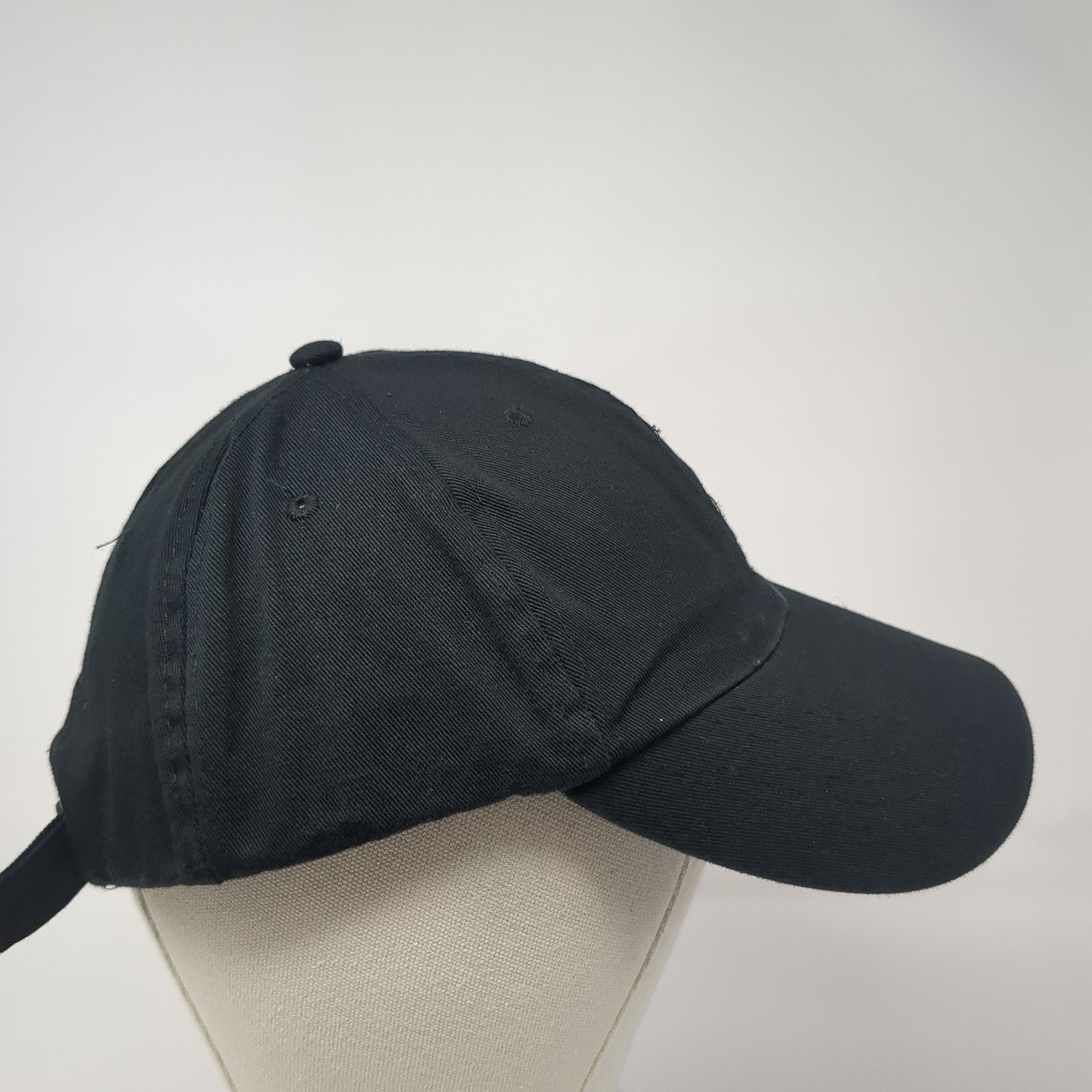 Crumbl Slideback Hat Black One Size Solid Adjustable Spell Out 6 Panel