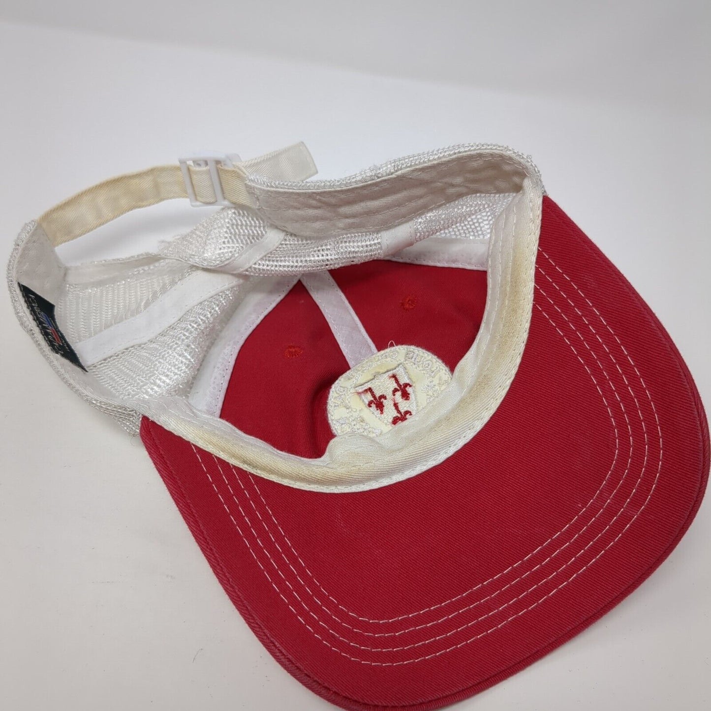 Saint Louis Country Day School Slideback Trucker Hat Red One Size 6 Panel