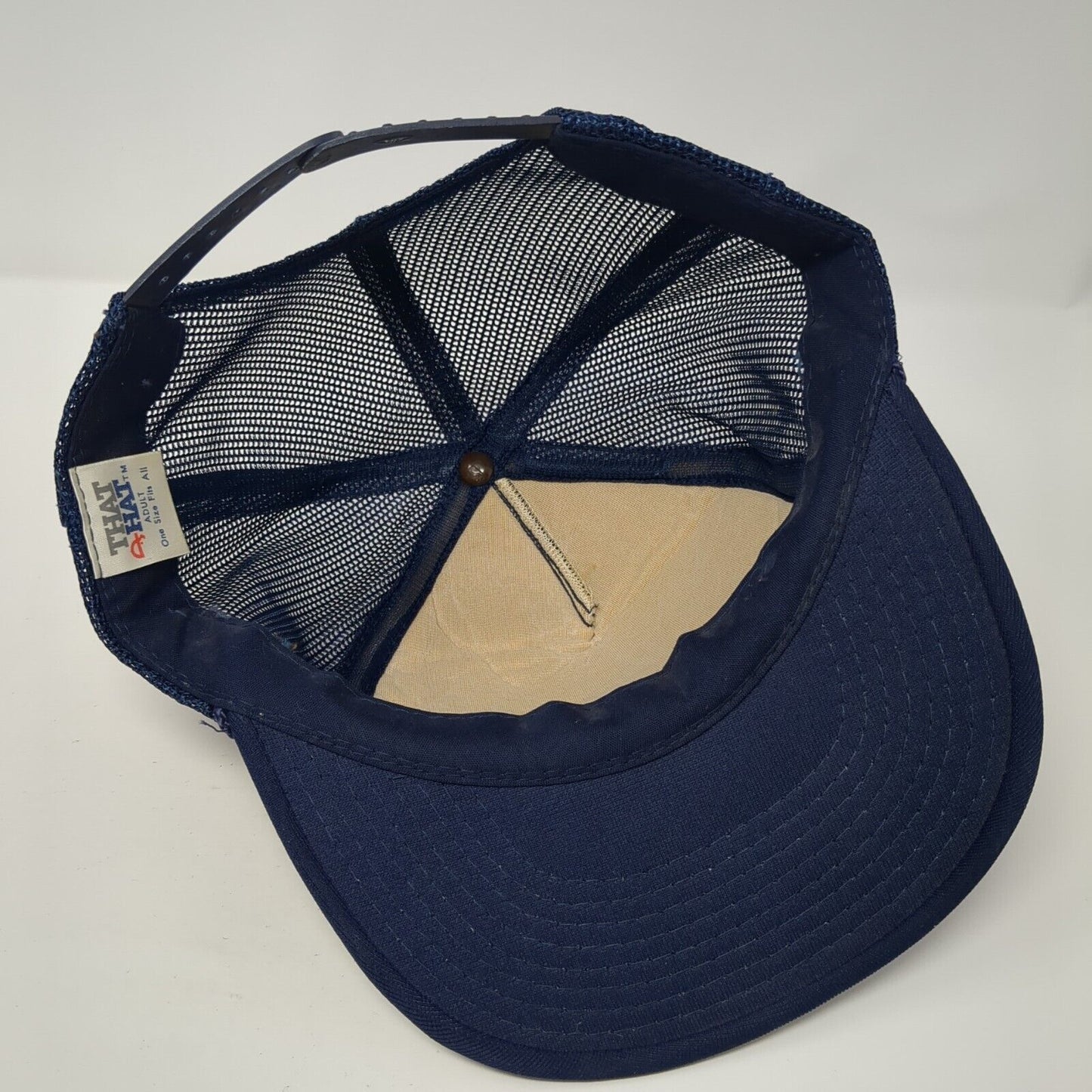 Bald Hills Marching Temperance Society Rope Trucker Hat Blue One Size