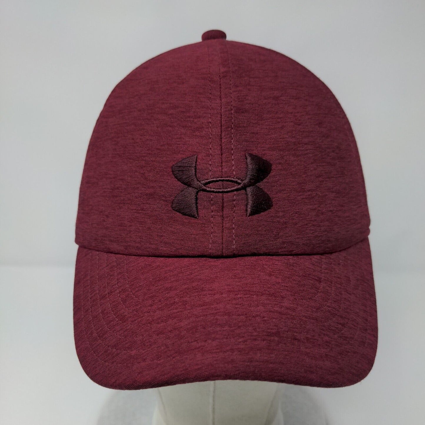 Under Armour Women's Slideback Hat Red One Size Adjustable Embroidered 6 Panel