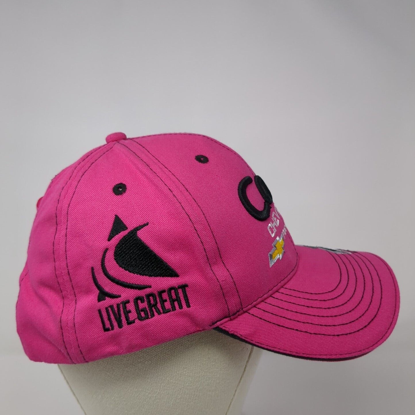 Cole Chevrolet Snapback Hat Ponytail Pink One Size Pocatello Idaho