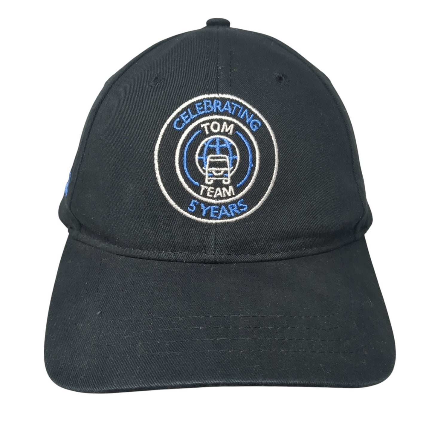 Celebrating 5 Years Tom Team Snapback Hat Black One Size Adjustable Clique