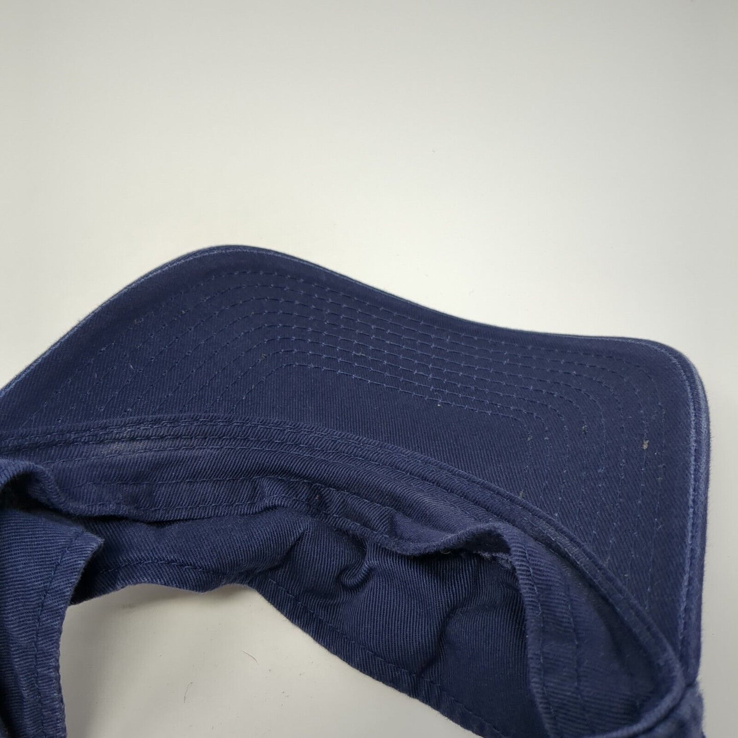 Luna Pier Slideback Sun Visor Hat Blue One Size Adjustable Solid Blank