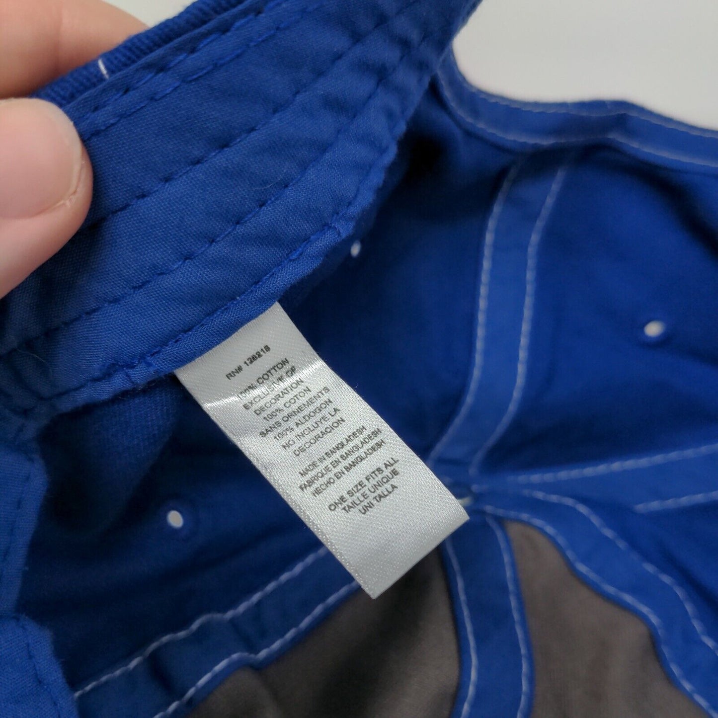 Live United Strapback Hat Multi OSFA Embroidered Colorblock 6 Panel