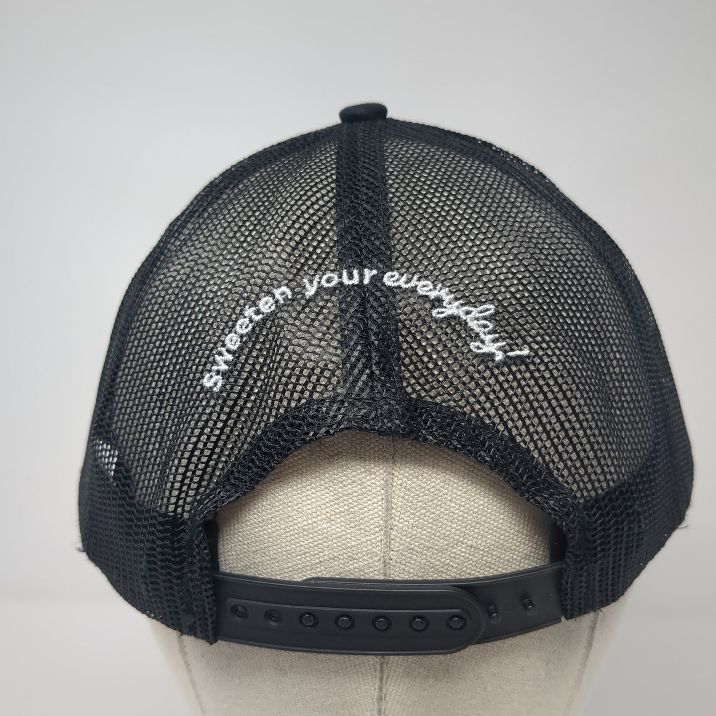 Bako Sweet Snapback Trucker Hat Black One Size Mesh Back Port Authority