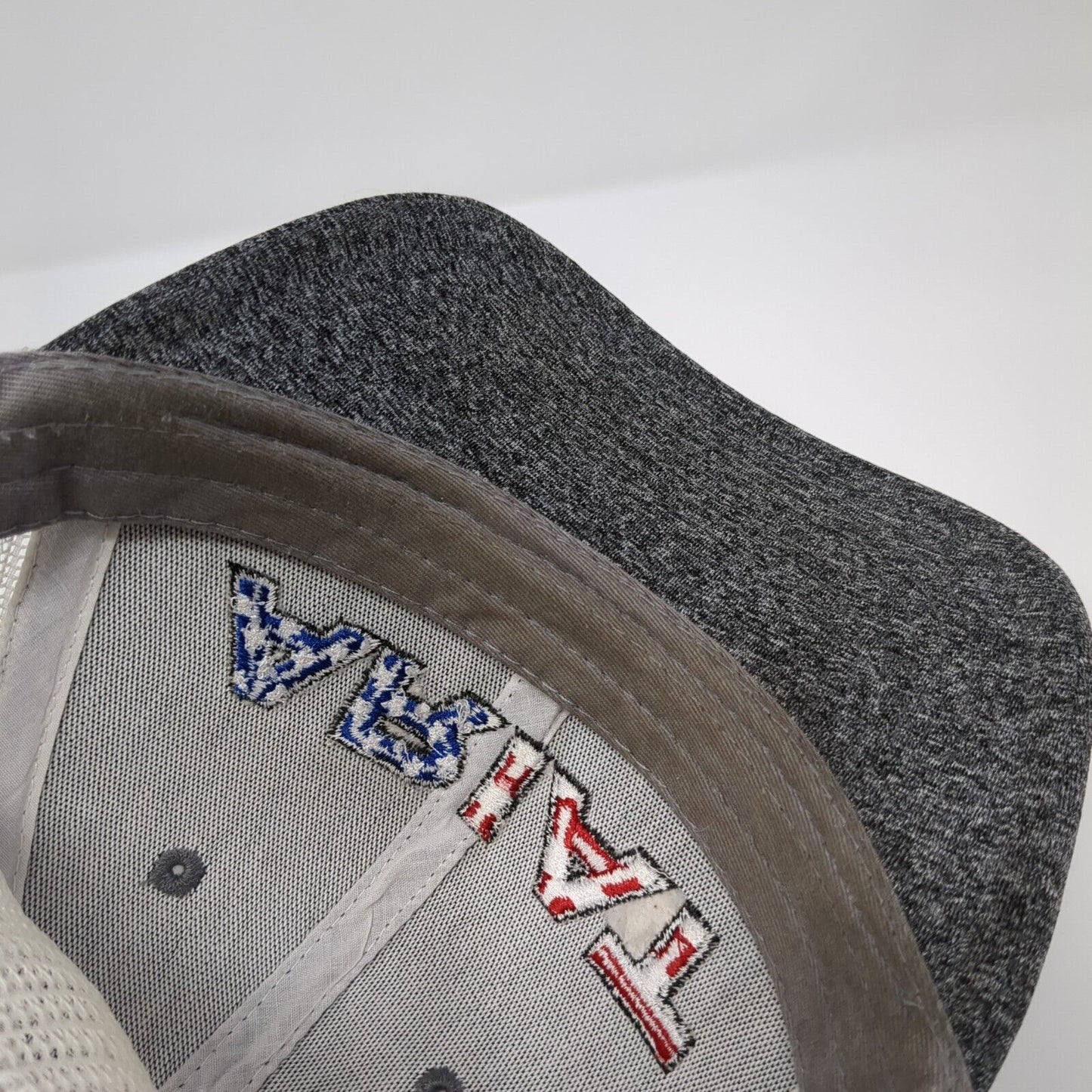 Ariat American Flag Snapback Trucker Hat Gray OSFA Mesh Back 6 Panel
