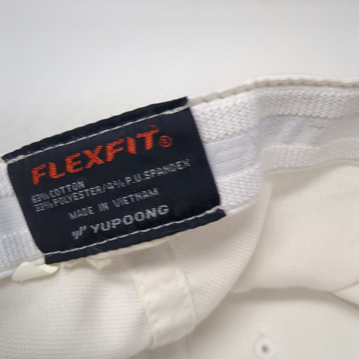 TravisMathew Baseball Cap White One Size Palm Tree Patch Golf Flexfit Sport Hat