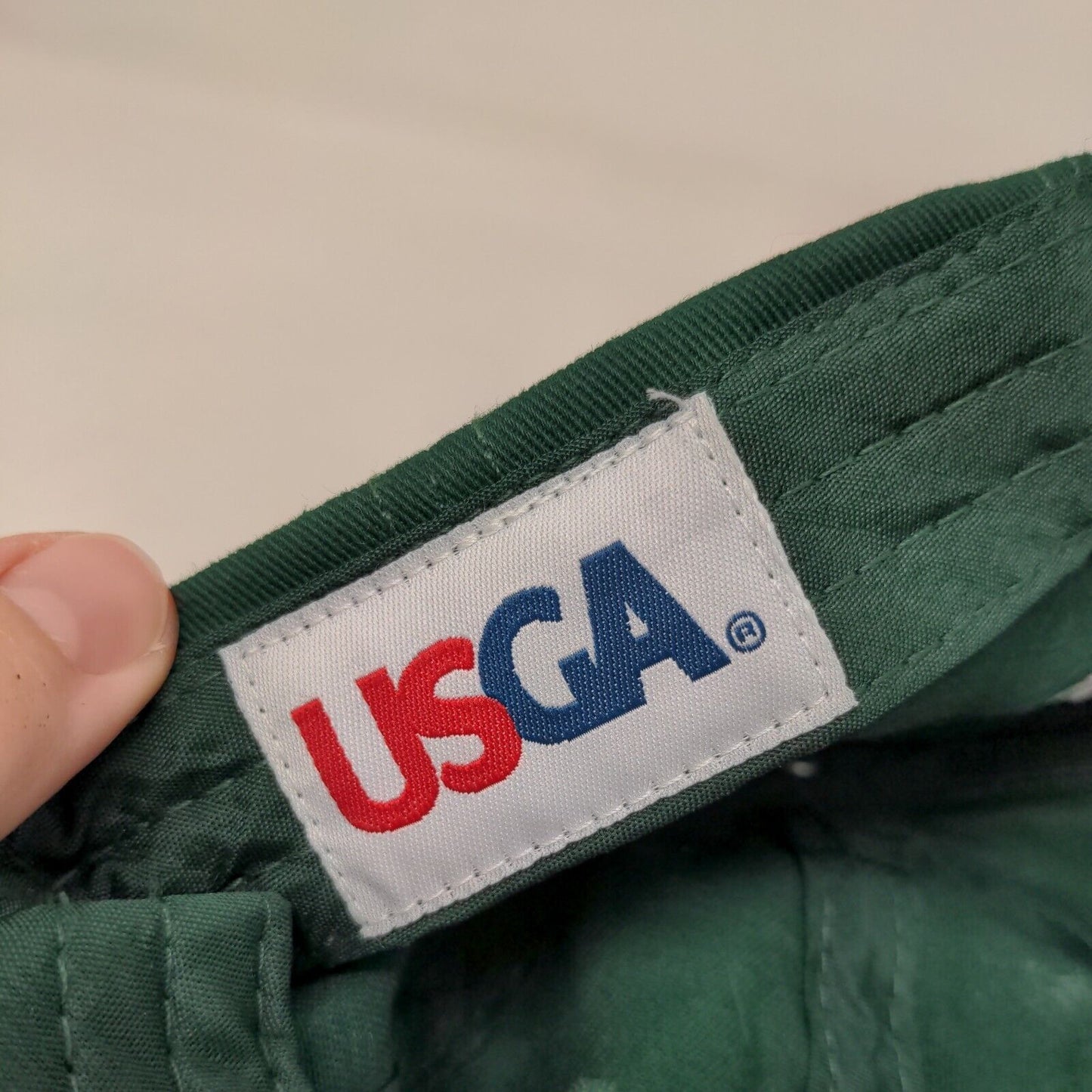 2018 US Open Shinnecock Slideback Hat Green One Size Embroidered USGA Member