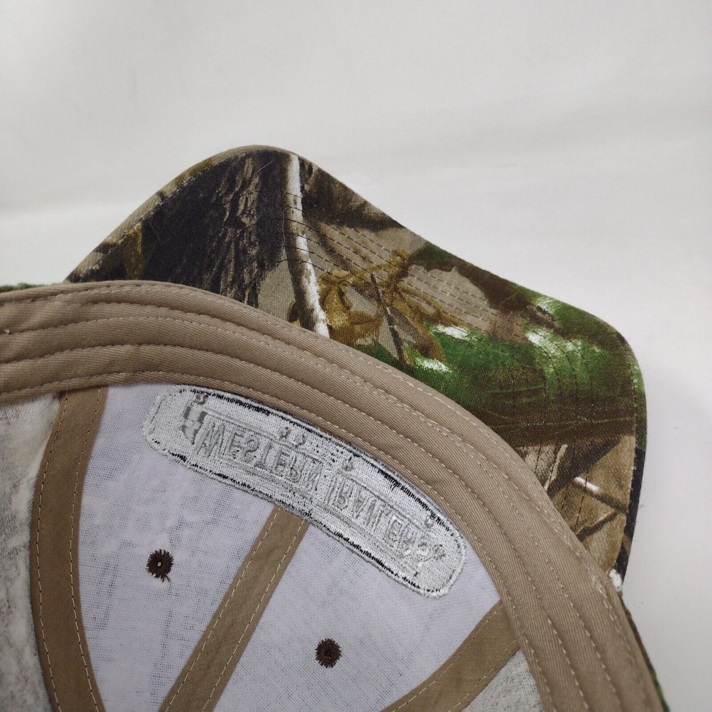 Western Trailers Strapback Hat Camouflage OS Adjustable Embroidered 6 Panel