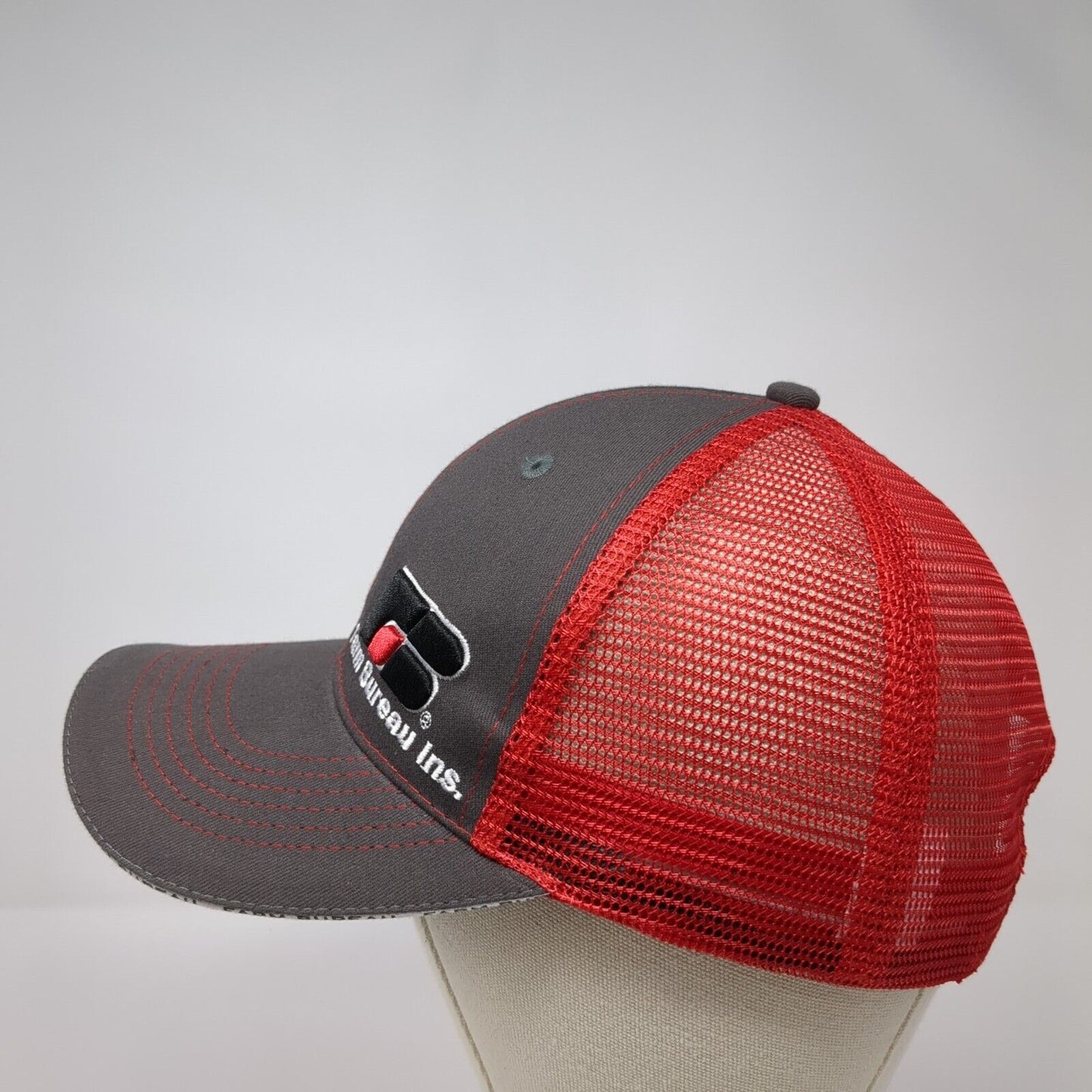 Farm Bureau Ins. Strapback Mesh Back Trucker Hat Multicolor One Size
