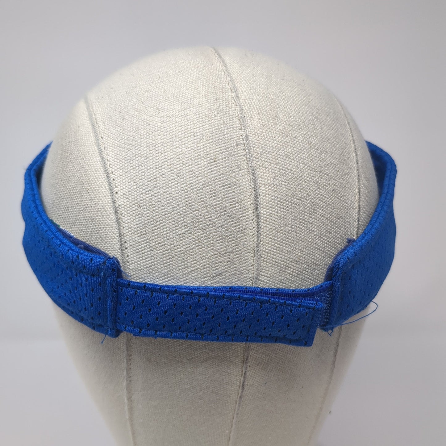 Augusta Sportswear Strapback Visor Hat Blue One Size Adjustable Blank