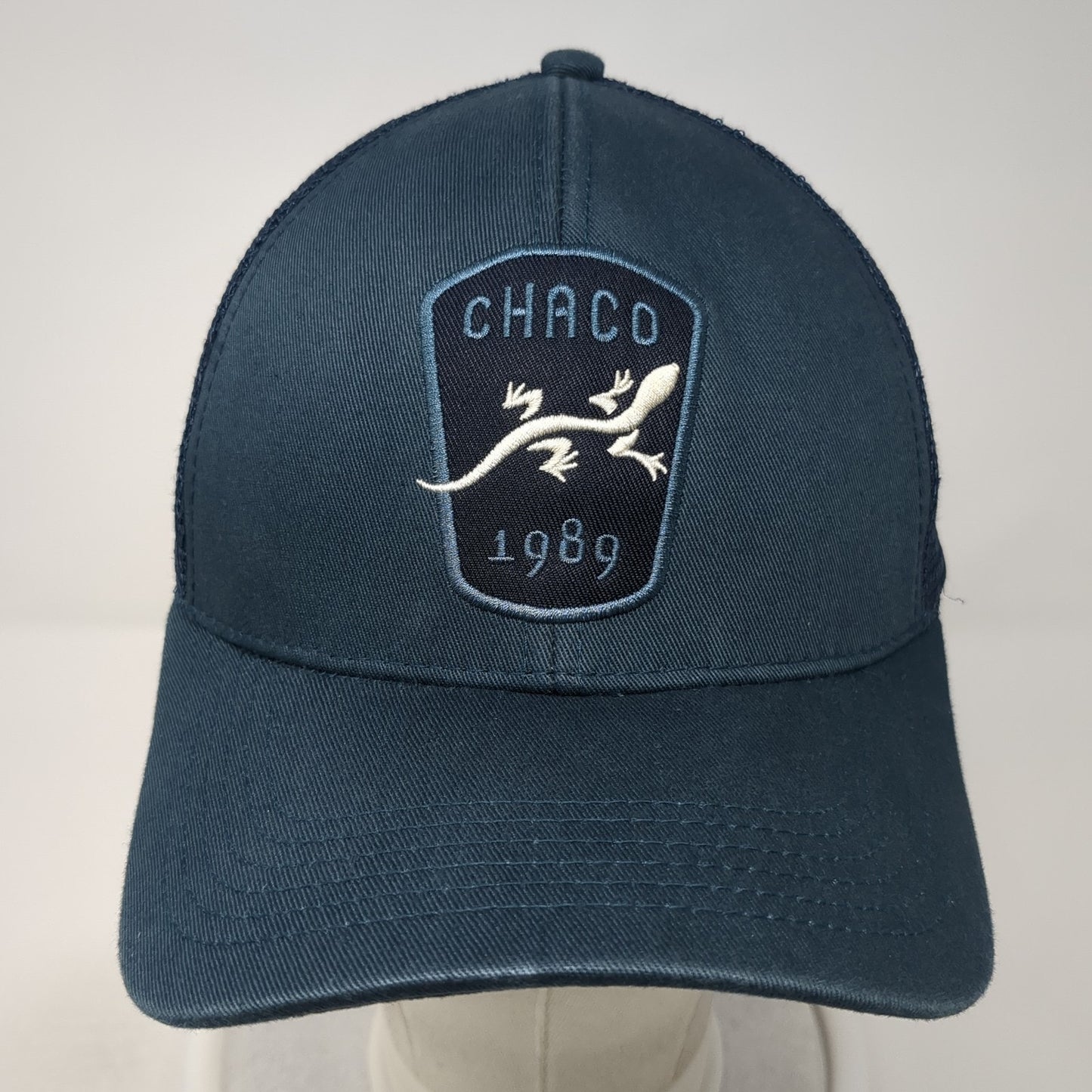 Chaco 1989 Snapback Mesh Back Trucker Hat Blue One Size Adjustable