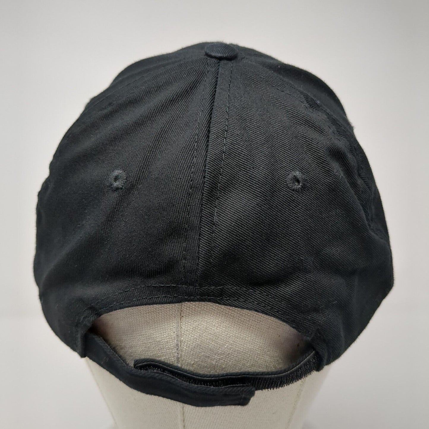 8 Seconds Canadian Whisky Strapback Hat Black One Size Embroidered