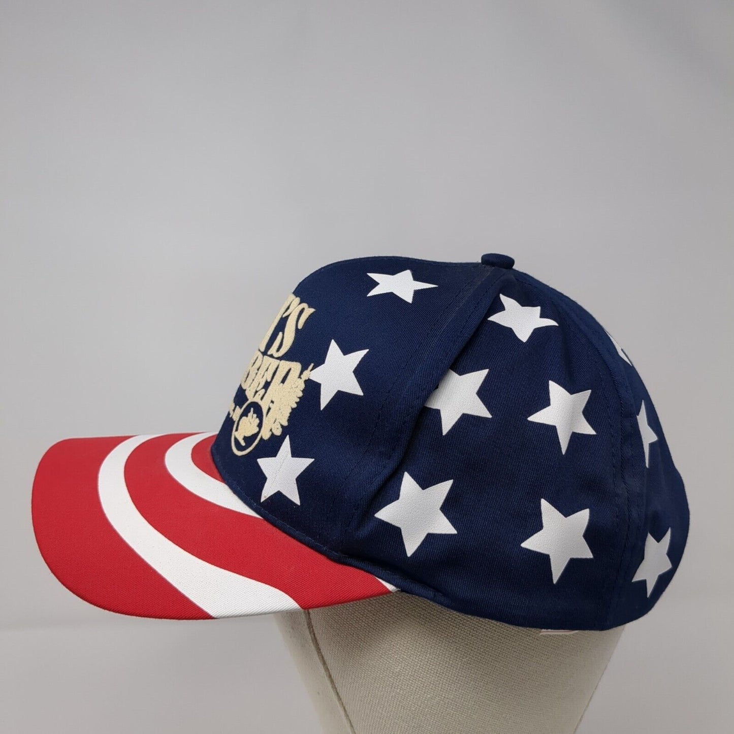 Jim's Lumber Snapback Hat Multi OSFA Adjustable American Flag Nissun