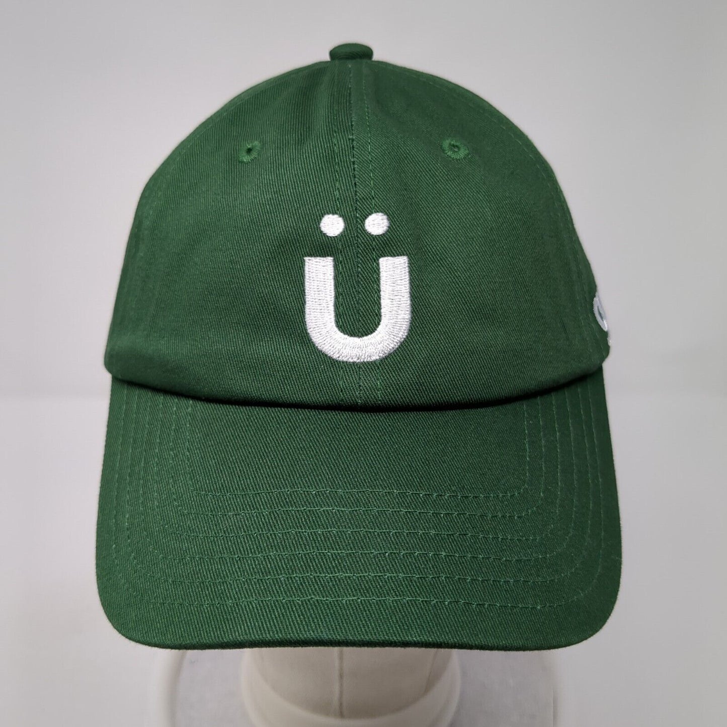 Gruns Slideback Hat Green One Size Adjustable Embroidered 6 Panel
