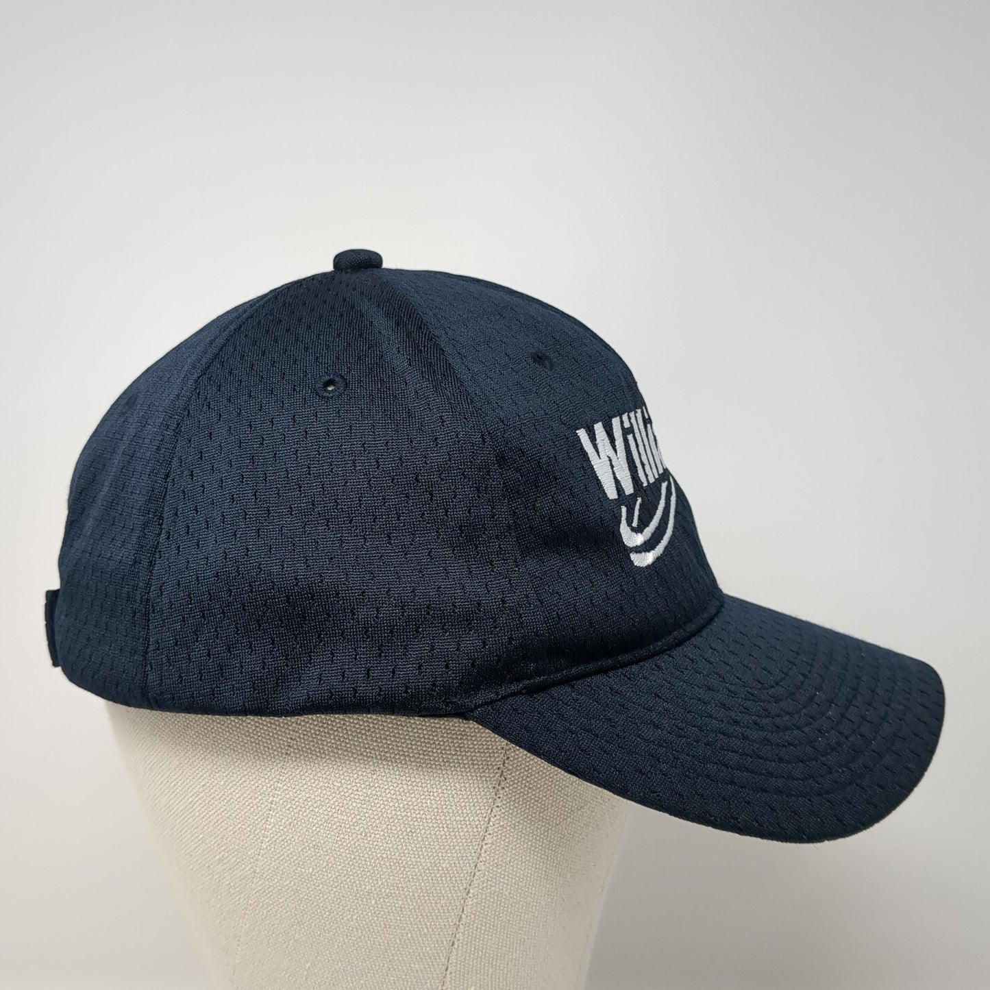 Williams Strapback Baseball Cap Blue OS Adjustable Embroidered Port Authority