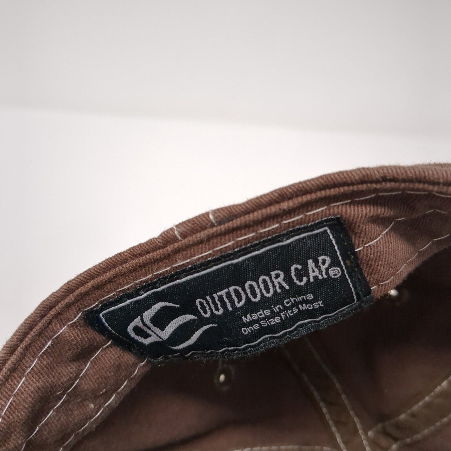 Uplanders Warehouse Strapback Hat Brown One Size I Chase Tail Outdoor