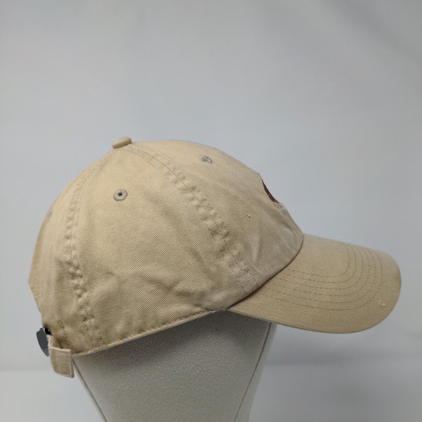 Bear Slideback Hat Tan One Size Adjustable Embroidered Carbon Elements