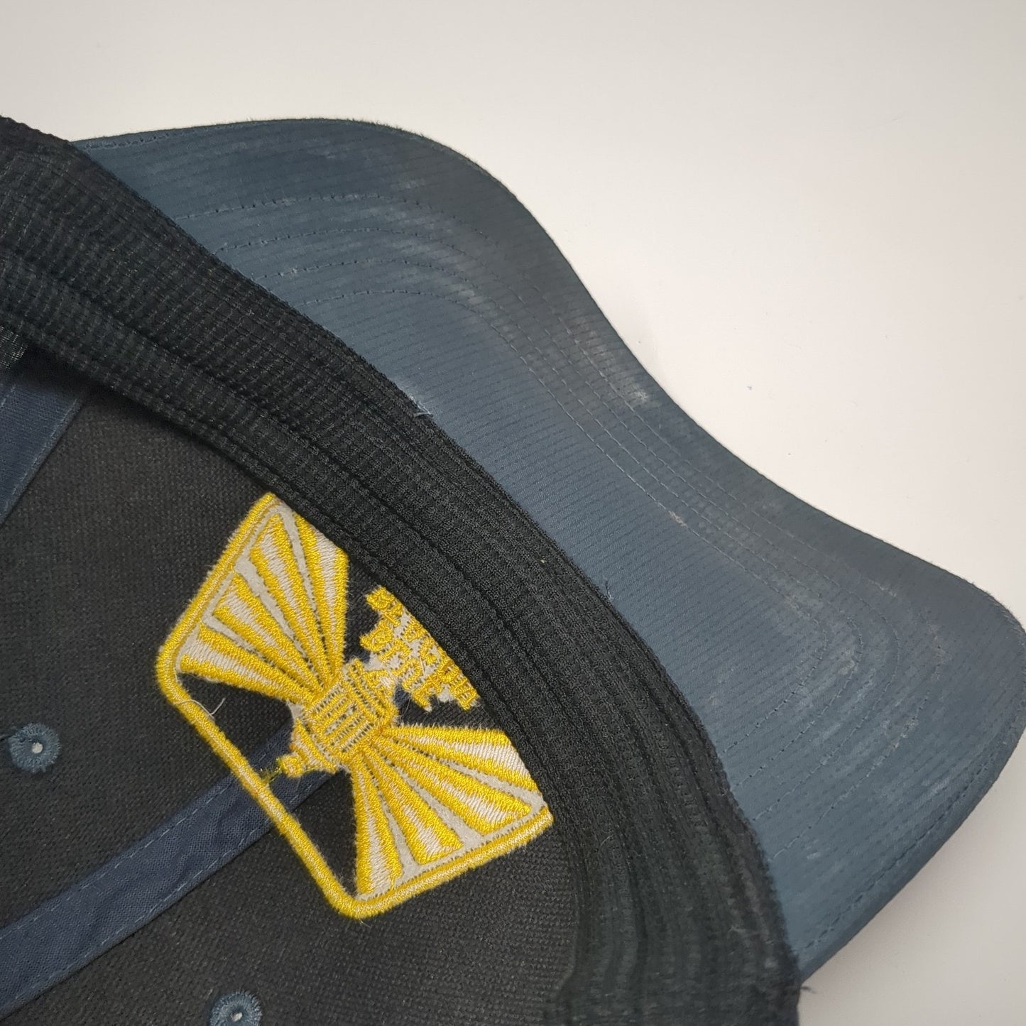 Blue Beacon Strapback Baseball Cap Blue One Size Adjustable Embroidered 6 Panel