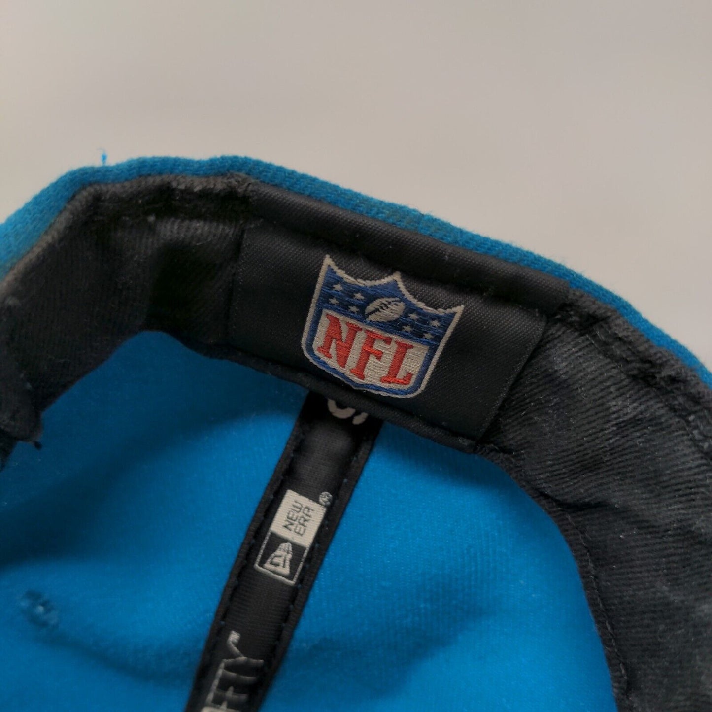 Carolina Panthers Snapback Hat Blue Size M/L Embroidered Logo NFL New Era 9Fifty