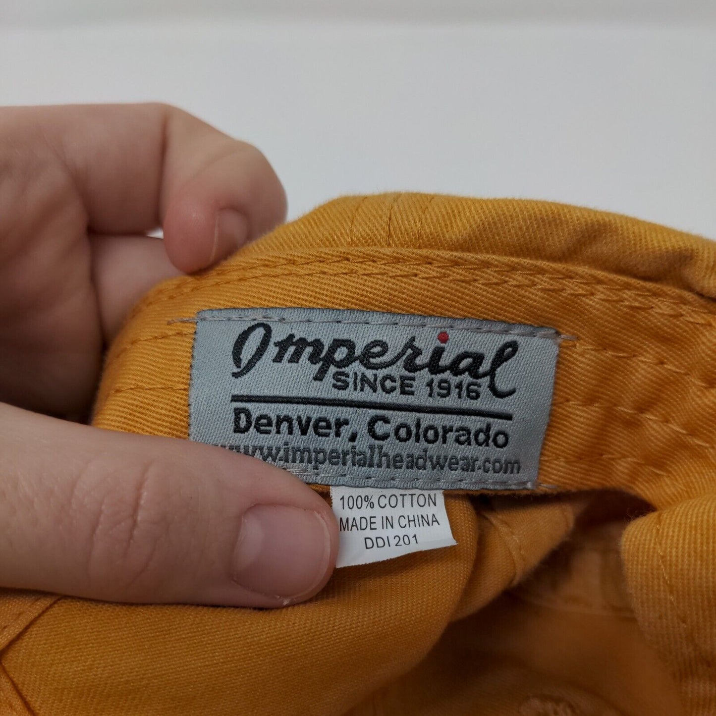 Oasis Golf Club Strapback Hat Tanish-Yellow One Size 6 Panel Imperial