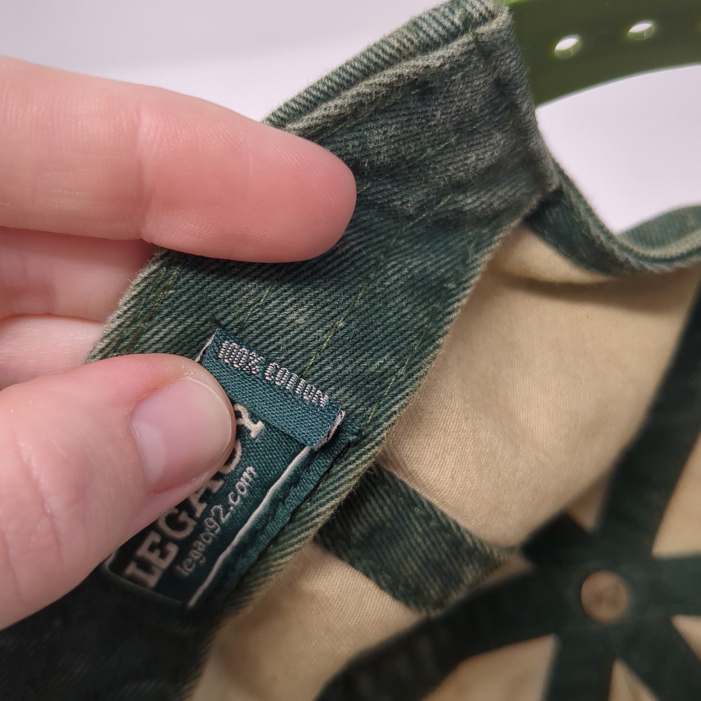 Catawba Brewing Co Patch Snapback Hat Green One Size Adjustable Legacy