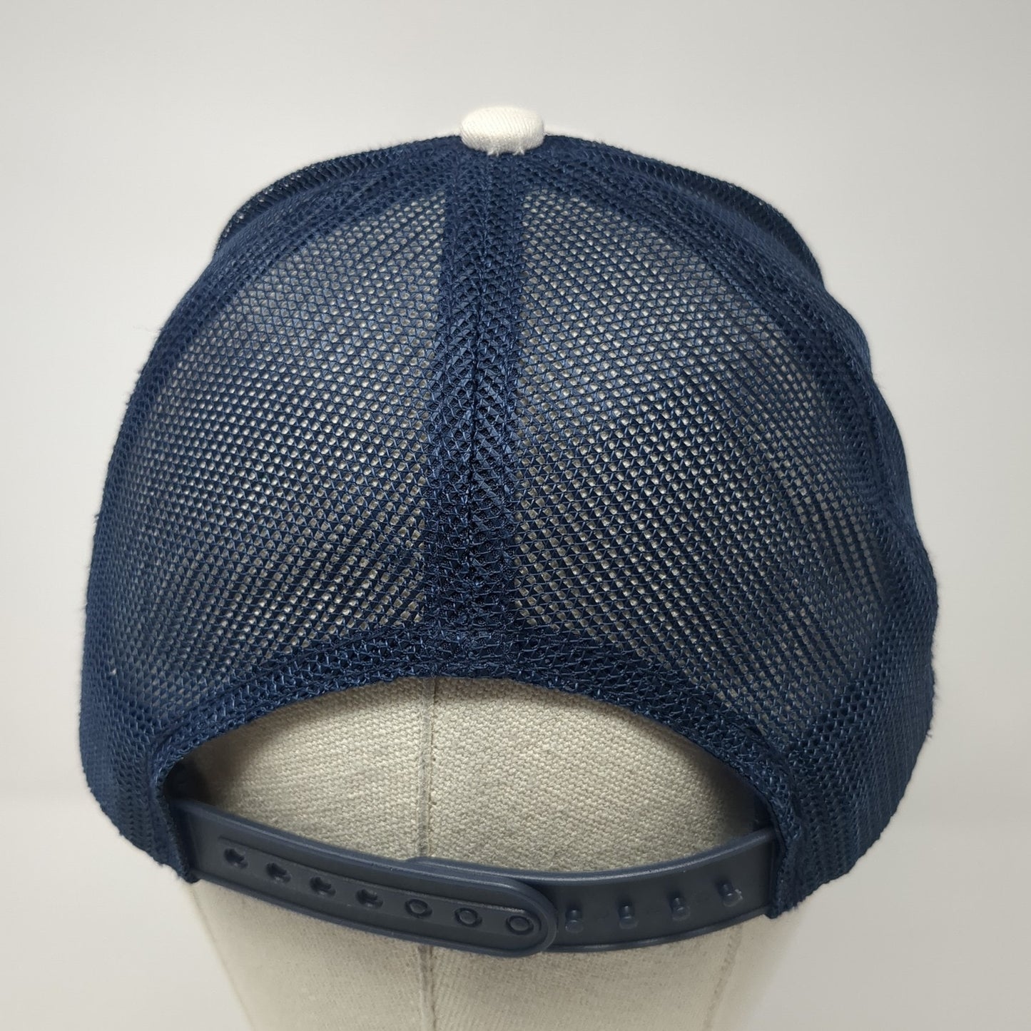 Bass Pro Shops Snapback Trucker Hat Blue One Size Gone Fishing Outdoor