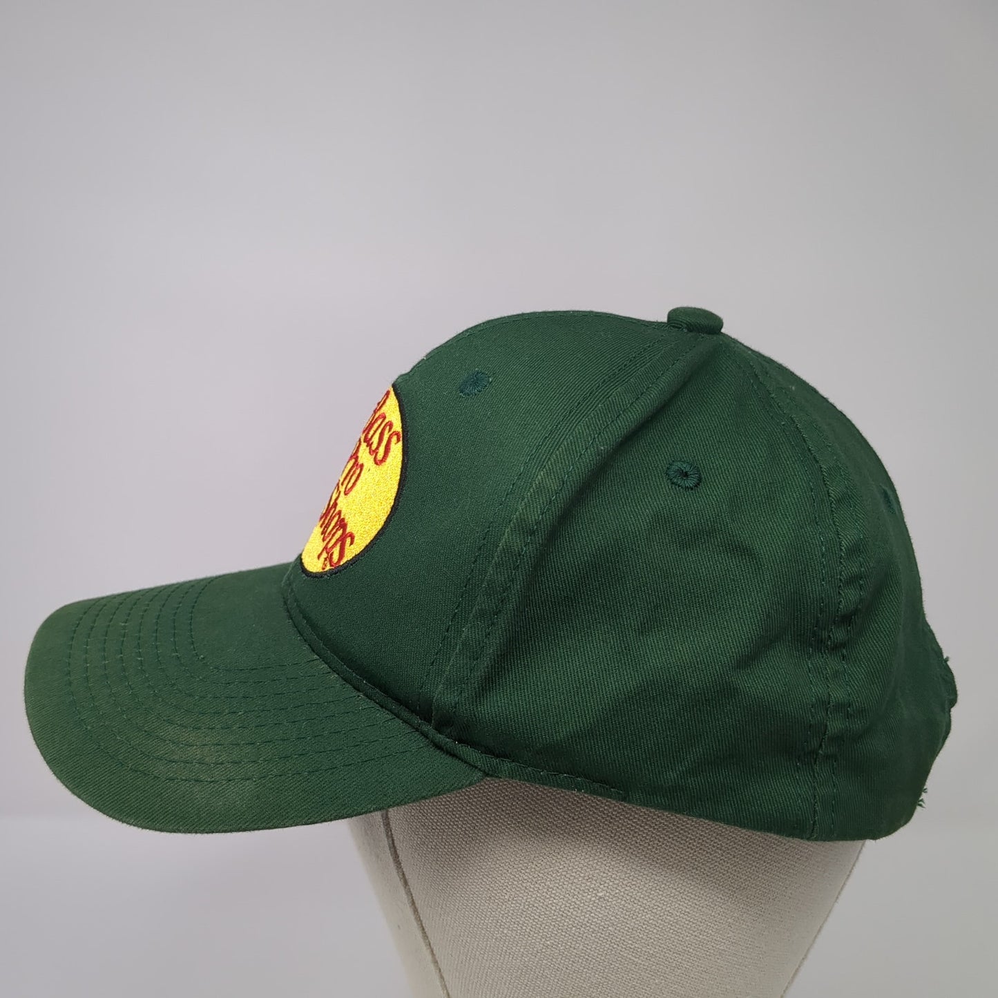 Bass Pro Shops Fish Snapback Hat Green One Size Adjustable Gone Fishing