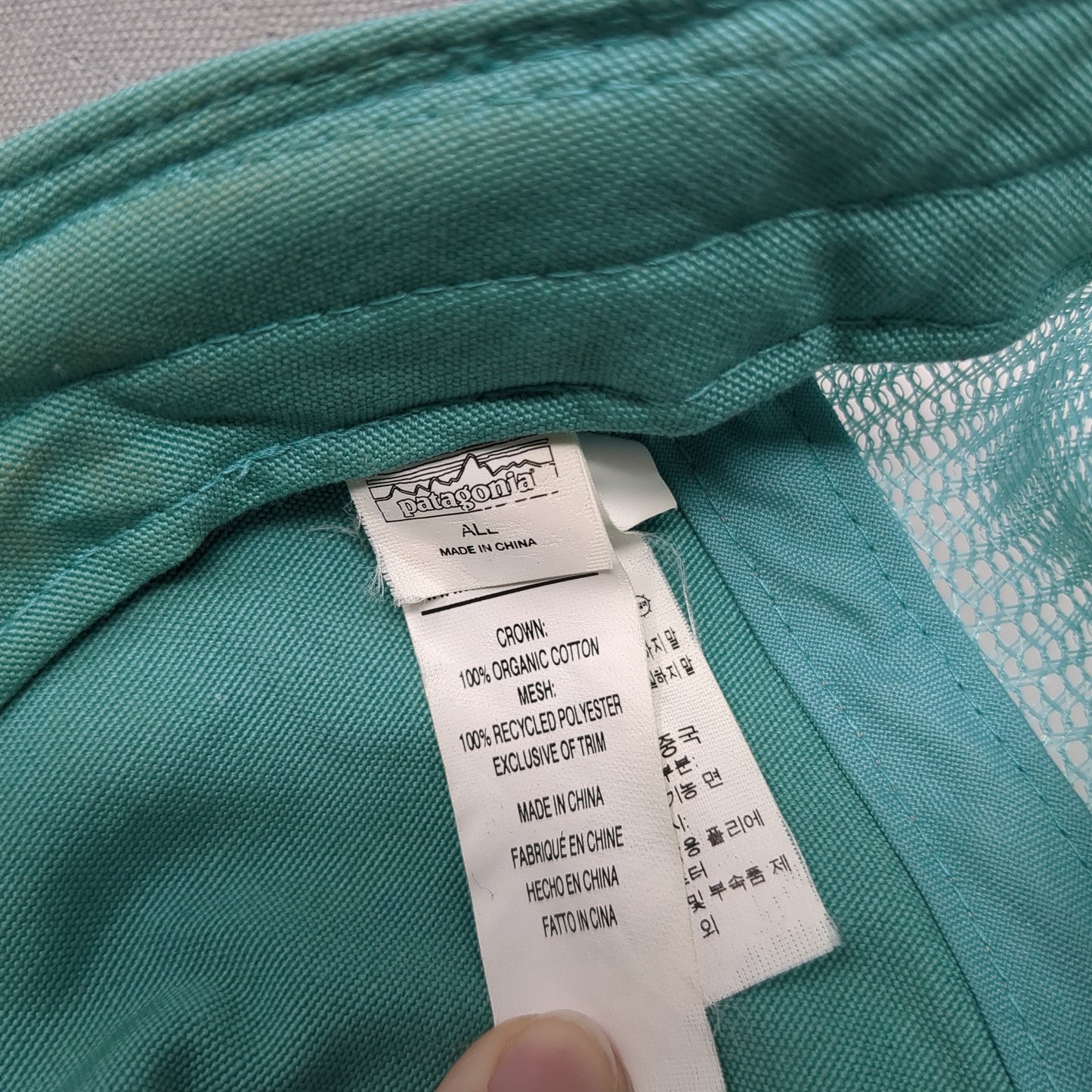 Patagonia Patch Snapback Mesh Back Trucker Hat Multi One Size Mesh Back