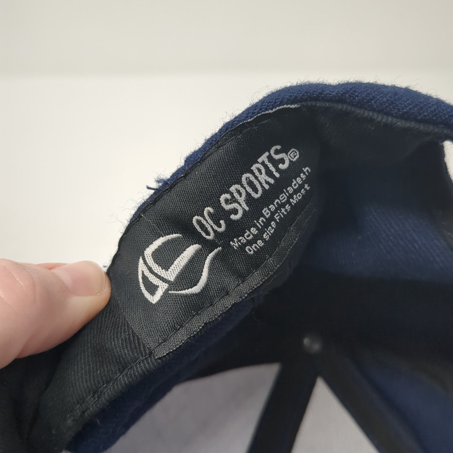 Lacrosse Snapback Hat Blue One Size Adjustable Embroidered Outdoor Cap