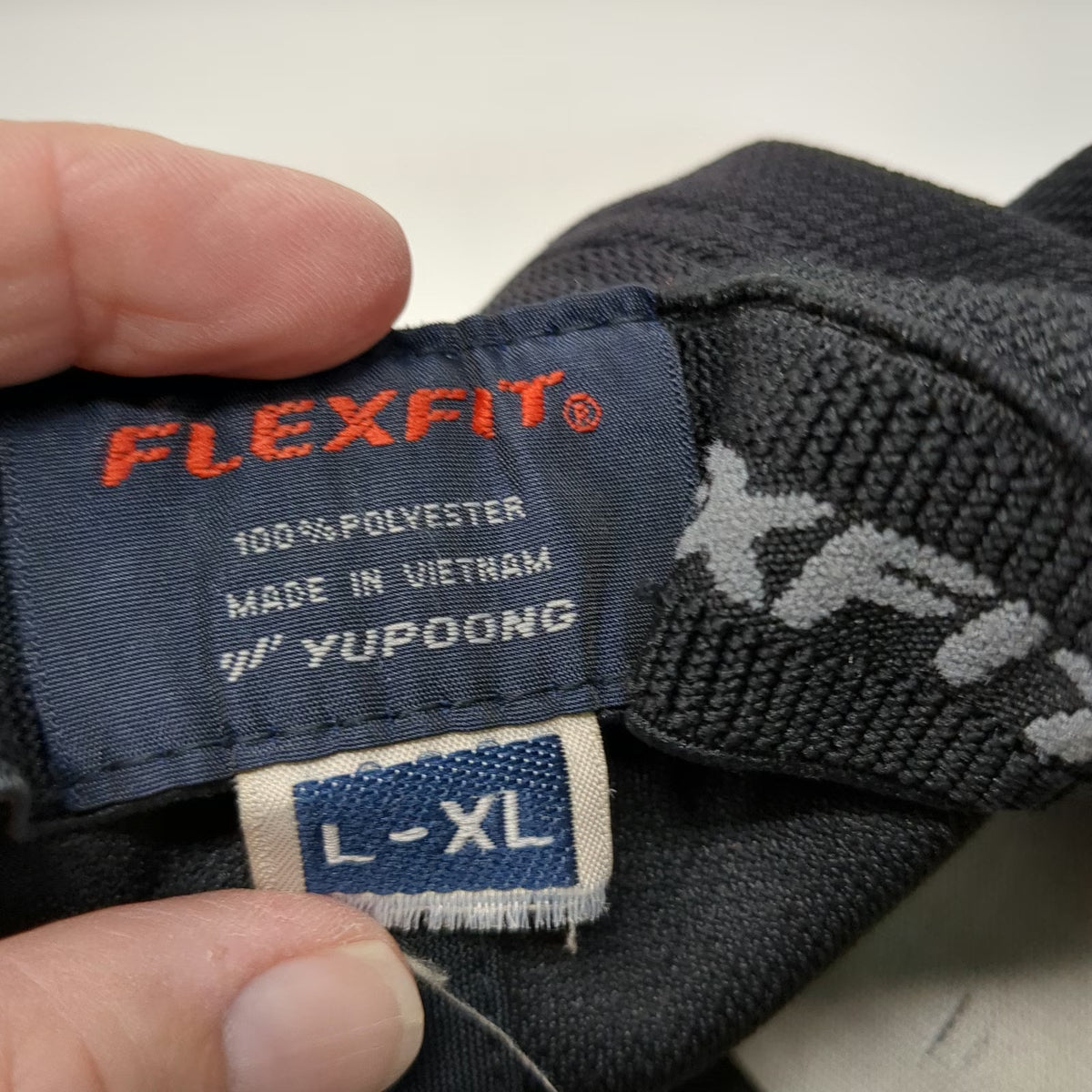 Flexfit Baseball Cap Black XL High Point Windows Embroidered Polyester Hat