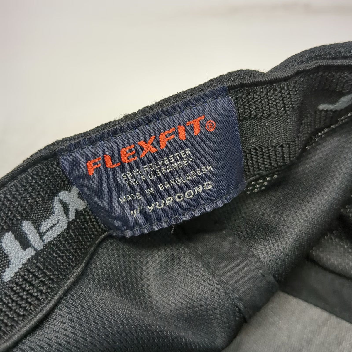Flexfit Baseball Cap Black OSFM Western Aircraft Fitted Stretch Hat Poly Spandex