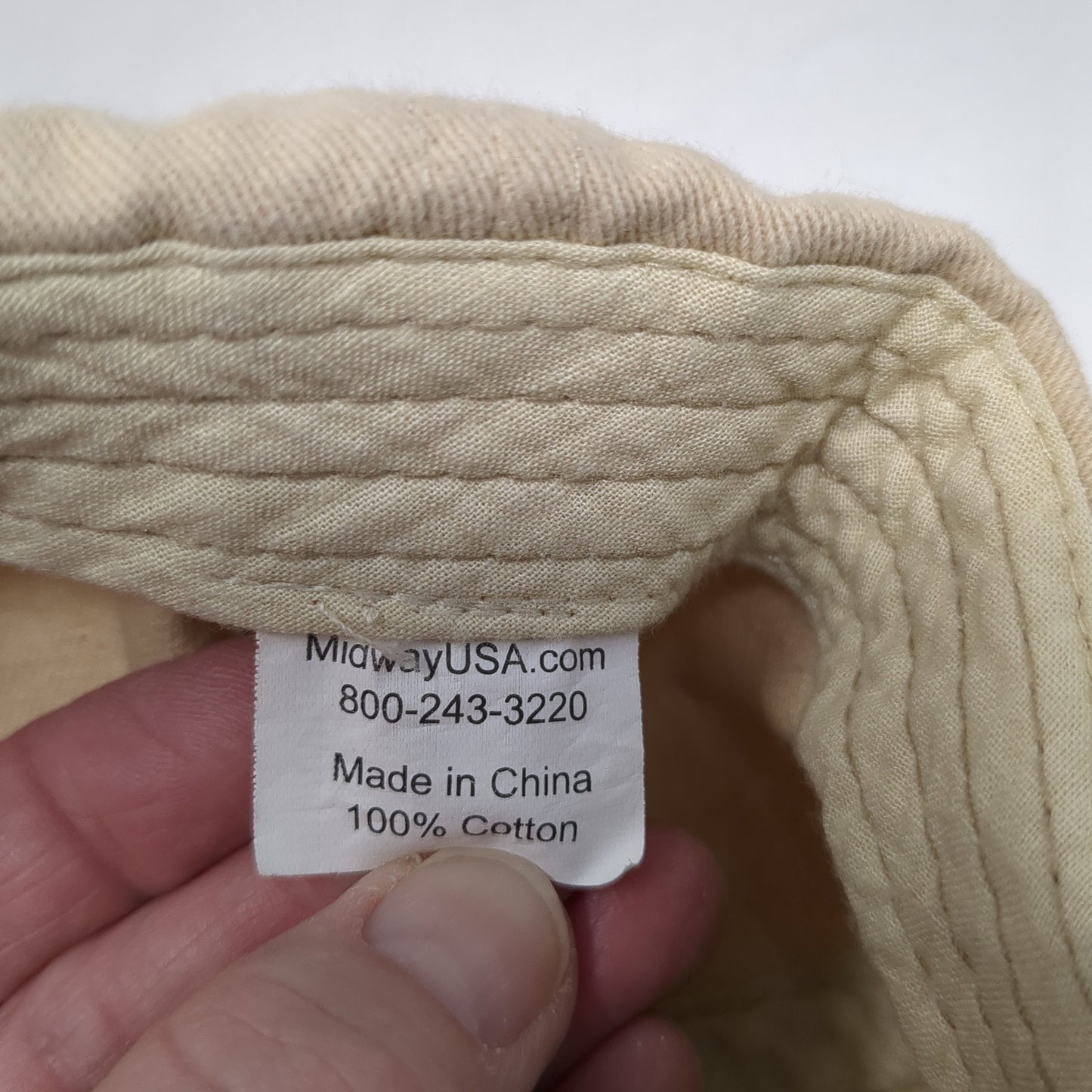 USA Midway Since 1977 Baseball Cap Beige One Size Adjustable Embroidered Cotton