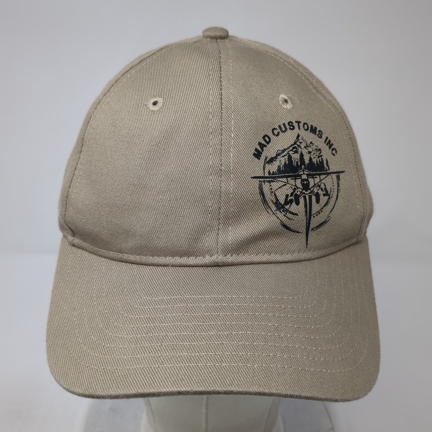 Mad Customs Inc Strapback Baseball Cap Brown One Size Adjustable 6 Panel ATC