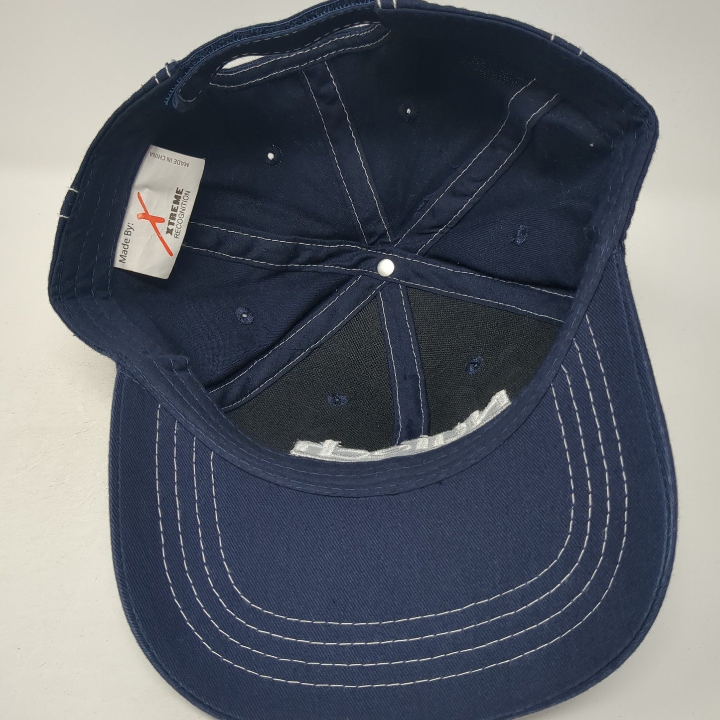 NuTech Seed Strapback Hat Blue One Size Adjustable Embroidered Xtreme