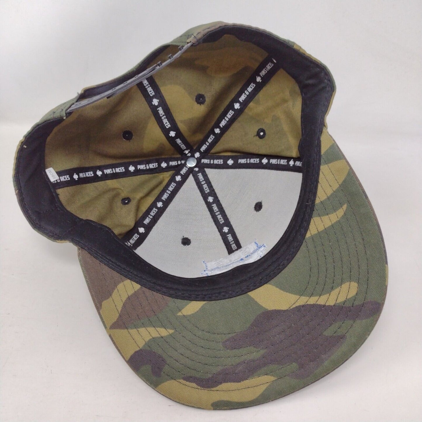 Charger Blue Golf Scramble Snapback Hat Camouflage 58cm Adjustable Pins & Aces