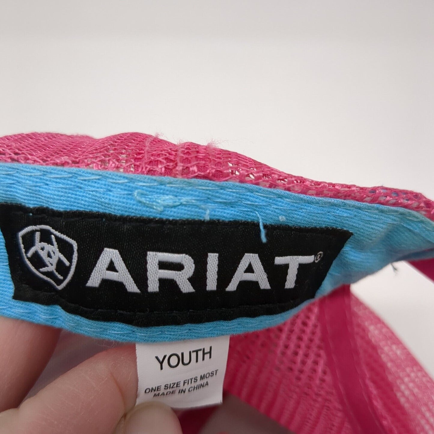 Ariat Youth Snapback Trucker Hat Multicolor One Size Adjustable Cactus Print