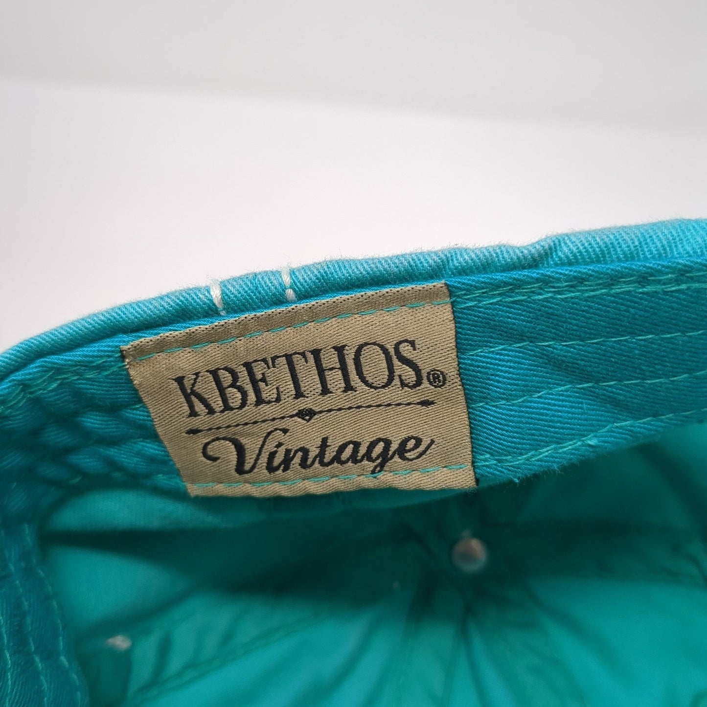 Wild & Free Strapback Baseball Cap Blue One Size Adjustable Embroidered KB ETHOS