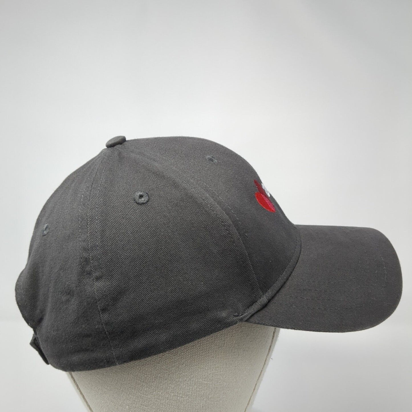 Acuity Strapback Hat Gray One Size Adjustable Embroidered Cap America