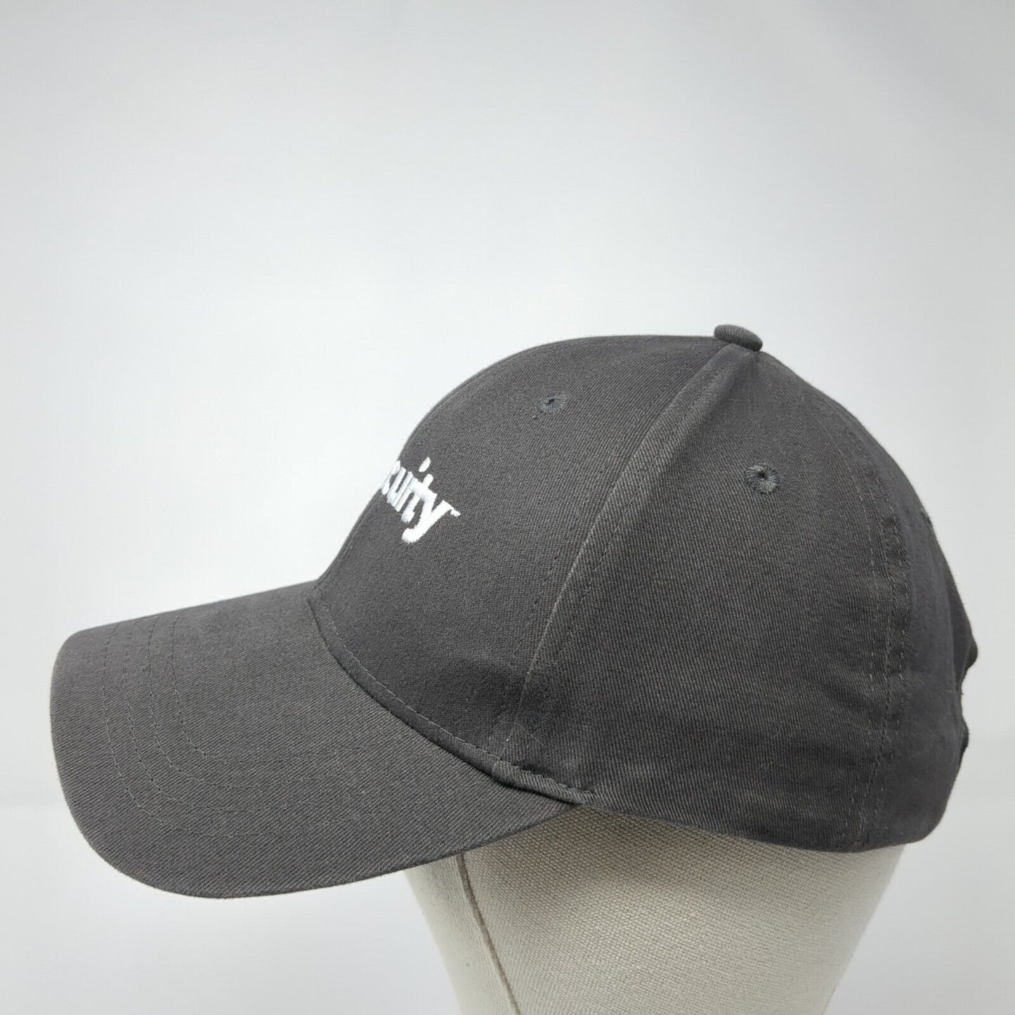 Acuity Strapback Hat Gray One Size Adjustable Embroidered Cap America