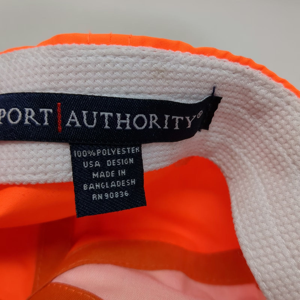 Port Authority Baseball Cap Orange One Size Reflective BSU Parking Services Hat