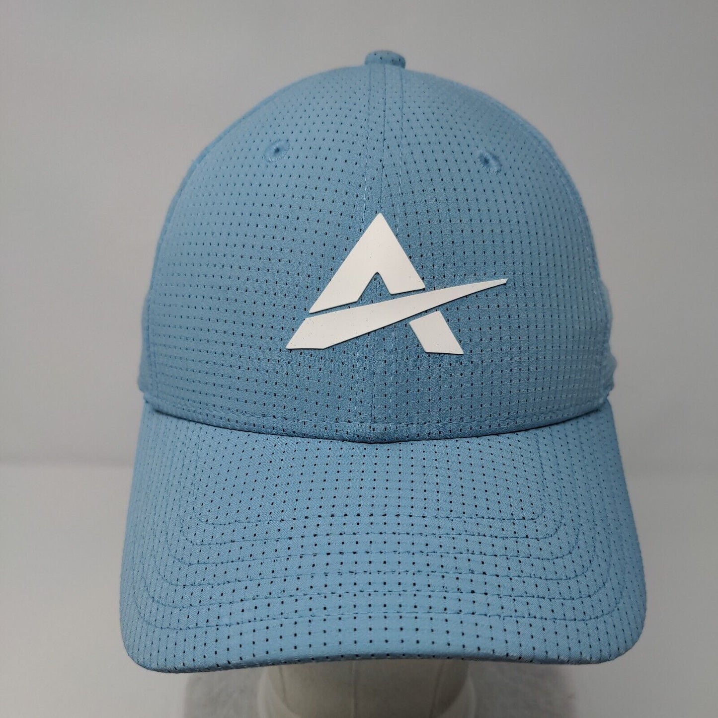 Arctic Cool Strapback Hat Blue OSFM Adjustable Solid 6 Panel Vent Holes
